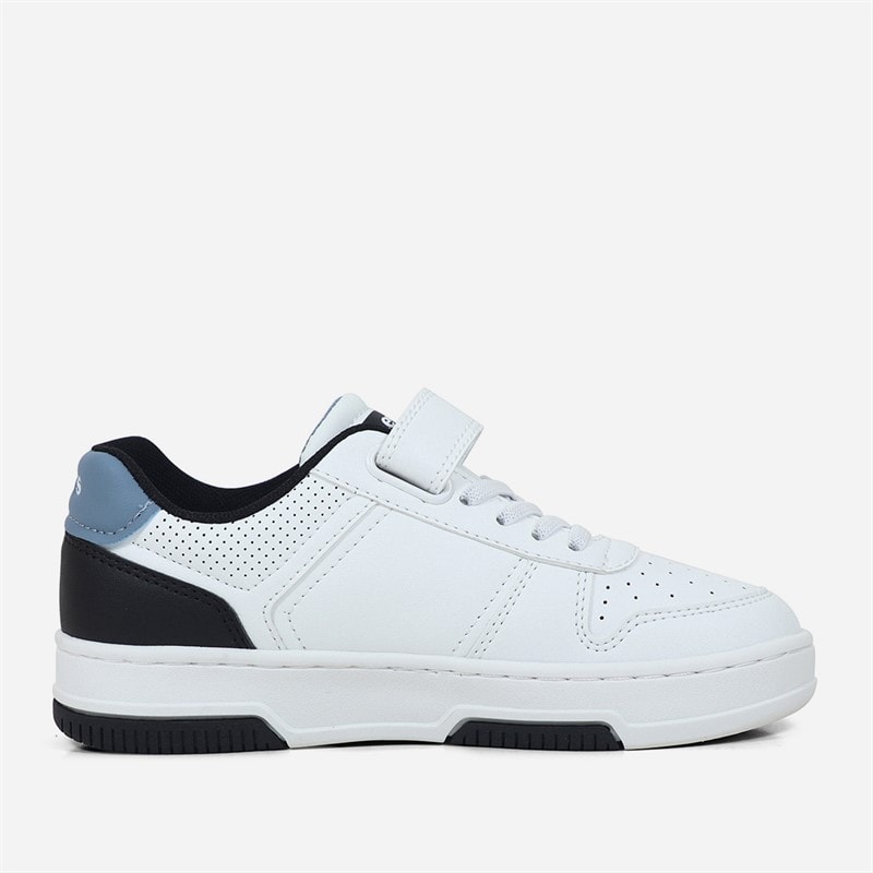 Levi's Kids Maverick Sneakers White Black Blue 0956 - Image 3