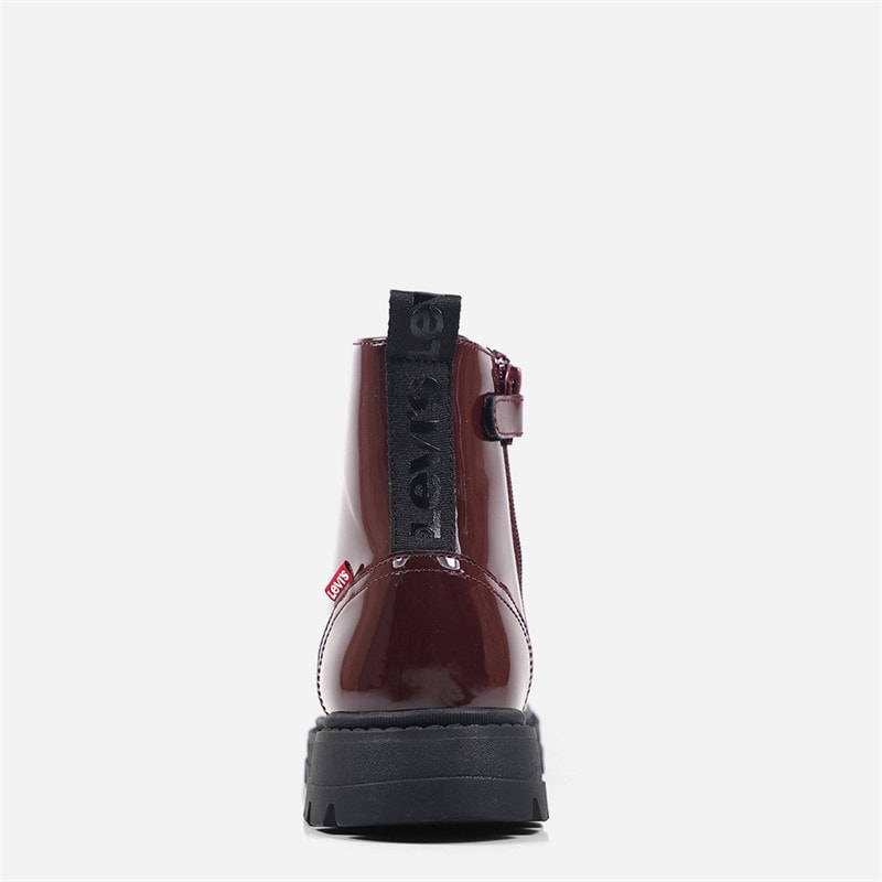 Levi's Junior Pasadena Refresh Boots Maroon 1347 - Image 4