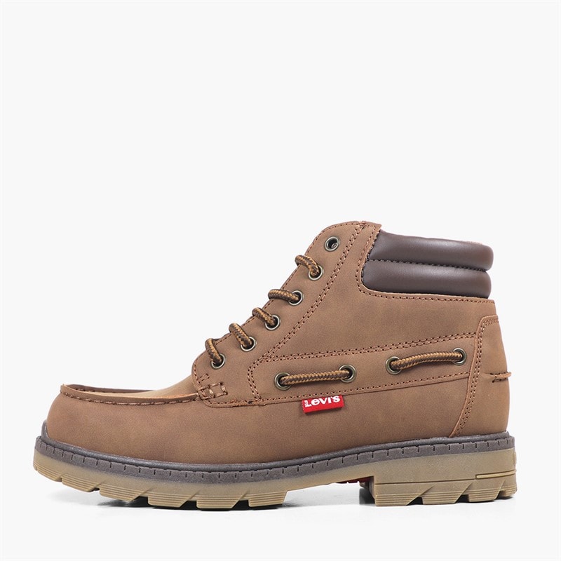 Levi's Junior Eureka Mid Boots Cognac 0241 - Image 2