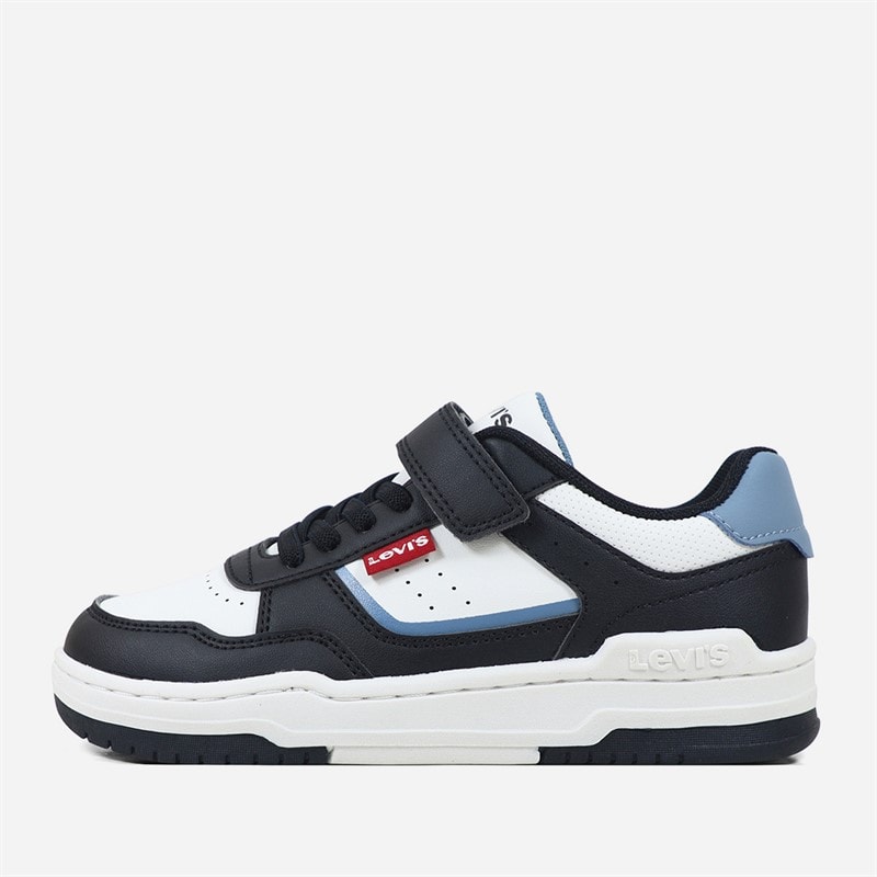 Levi's Kids John Se Sneakers Black Off White 0600 - Image 1