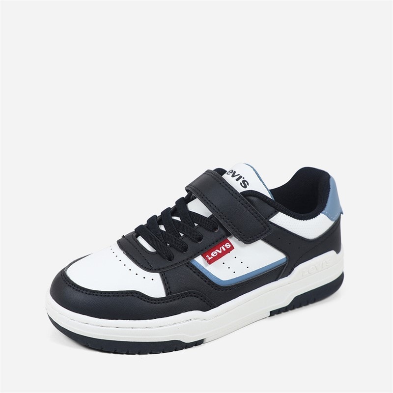 Levi's Kids John Se Sneakers Black Off White 0600 - Image 2
