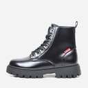 Levi's Junior Pasadena Refresh Boots Black Shiny 2459