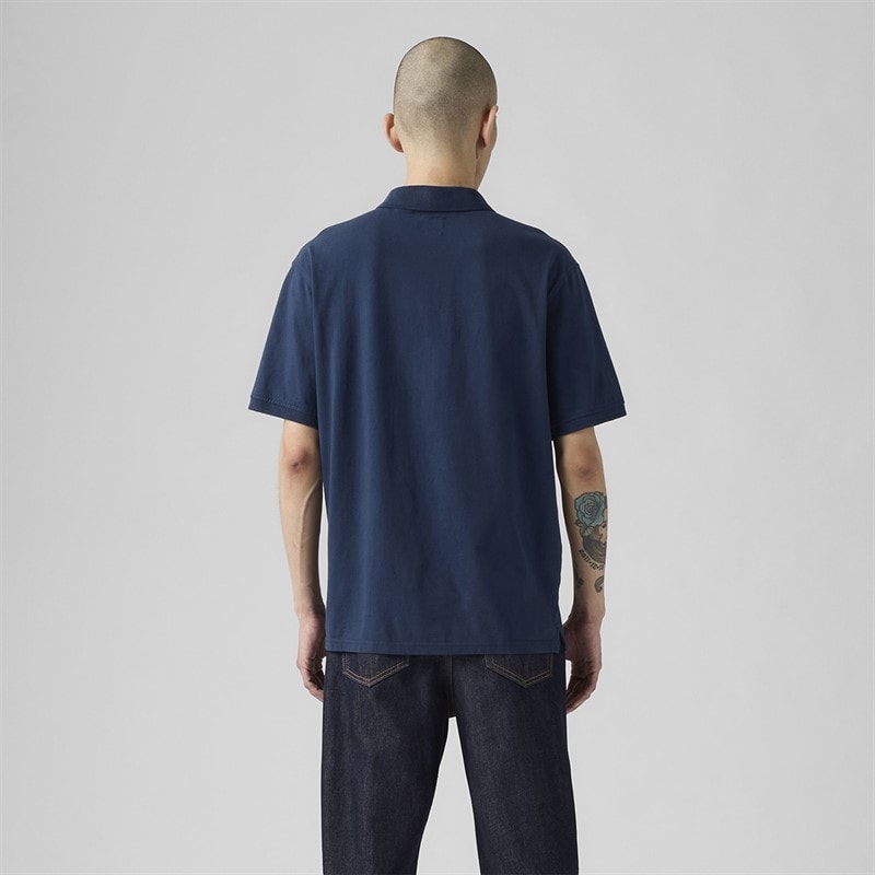 Levi's Mens Authentic Polo Shirt Dress Blues - Image 2