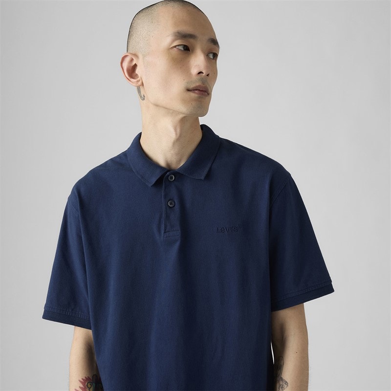 Levi's Mens Authentic Polo Shirt Dress Blues - Image 3