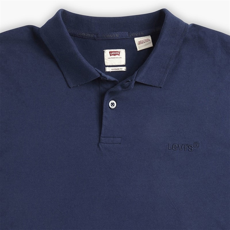 Levi's Mens Authentic Polo Shirt Dress Blues - Image 5