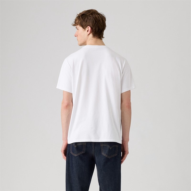 Levi's Mens Relaxed Fit T-Shirt White Plus - Image 2