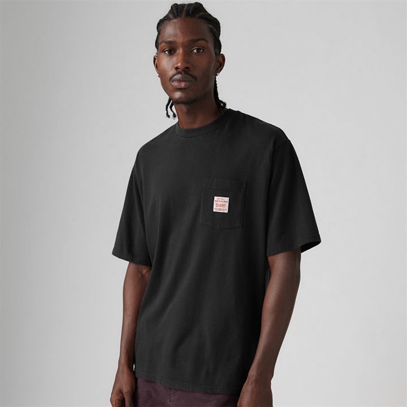 Levi's Mens Workwear T-Shirt Meteorite - Image 4