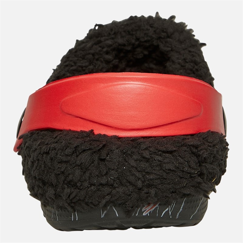 Spiderman Infant Boys Ny Fur Lined Clogs Black/Red - Image 4