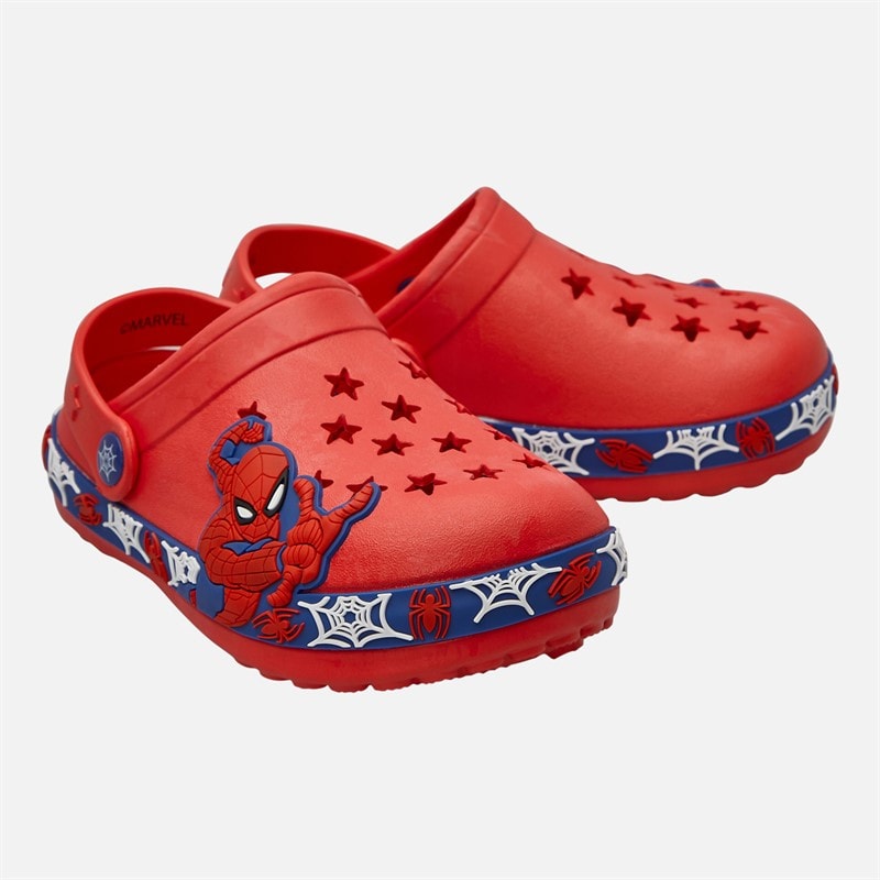 Spiderman Infant Boys Pattern Clogs Red