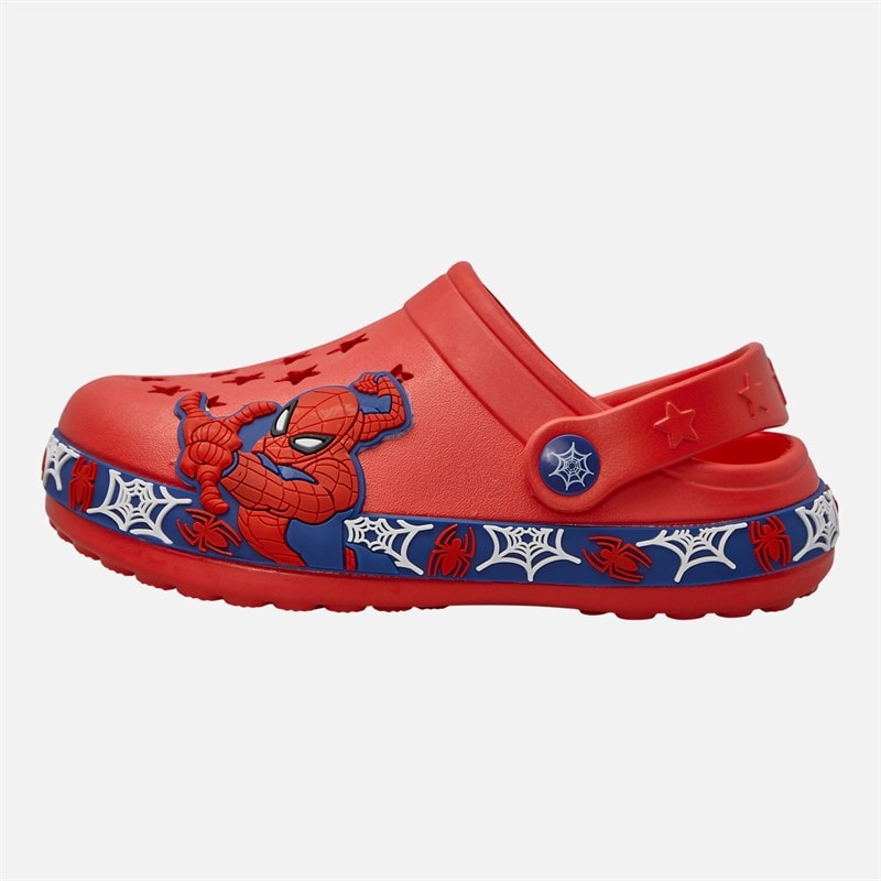 Spiderman Infant Boys Pattern Clogs Red - Image 2
