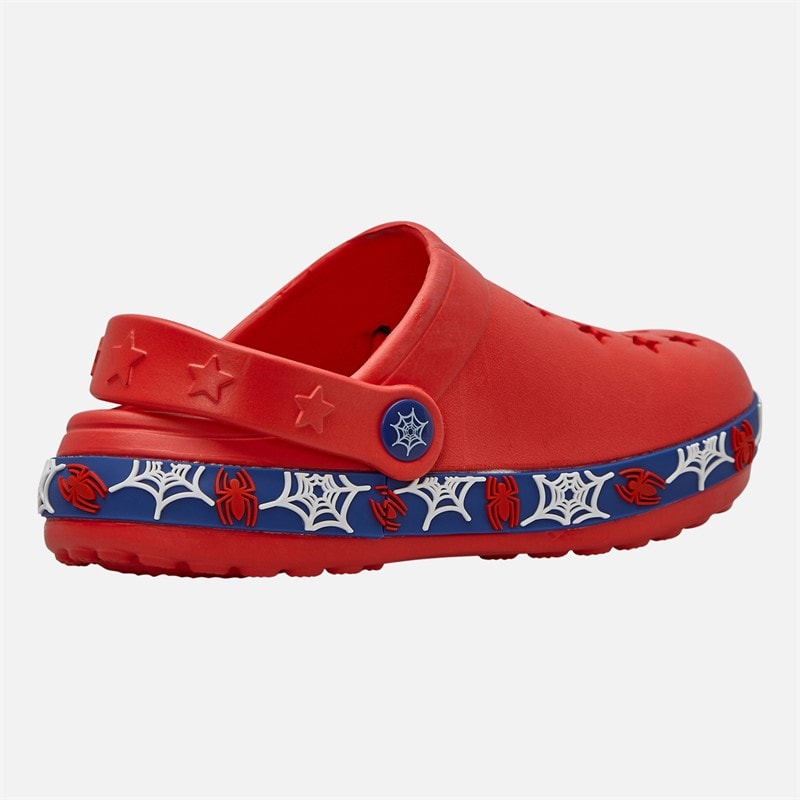 Spiderman Infant Boys Pattern Clogs Red - Image 5