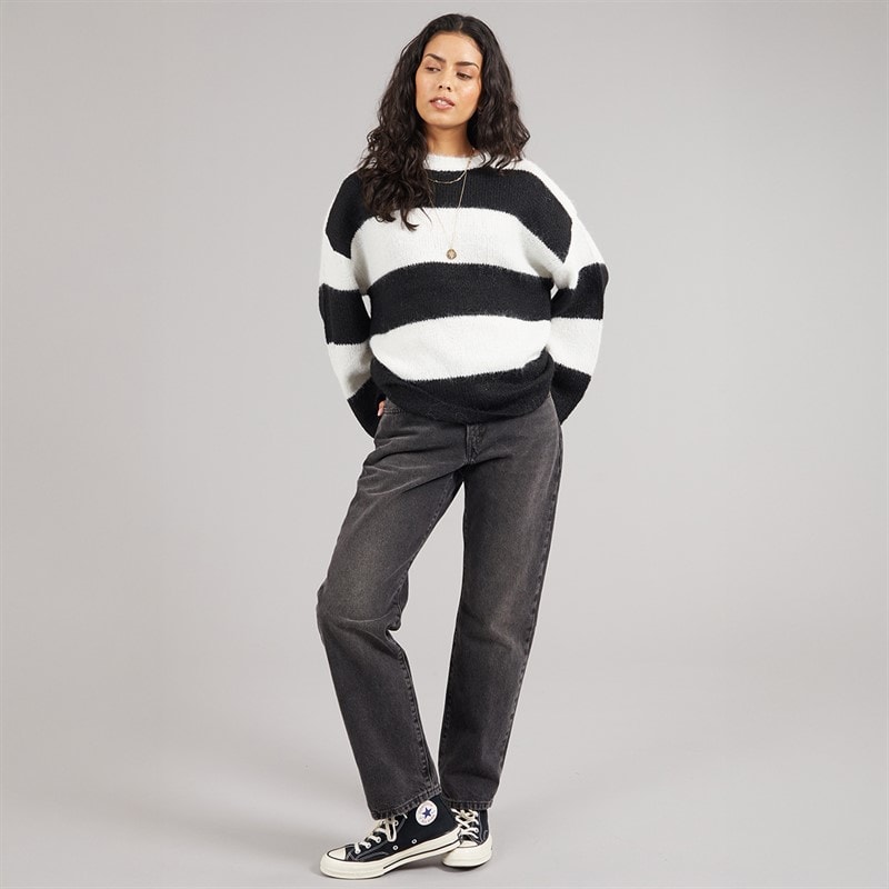 Noisy May Womens Sutton Oversized Knit Jumper Eggnog - Image 4