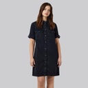 Noisy May Womens Signe Denim Dress Black