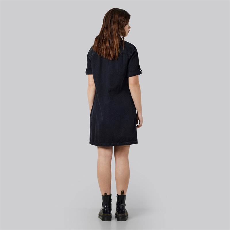 Noisy May Womens Signe Denim Dress Black - Image 3
