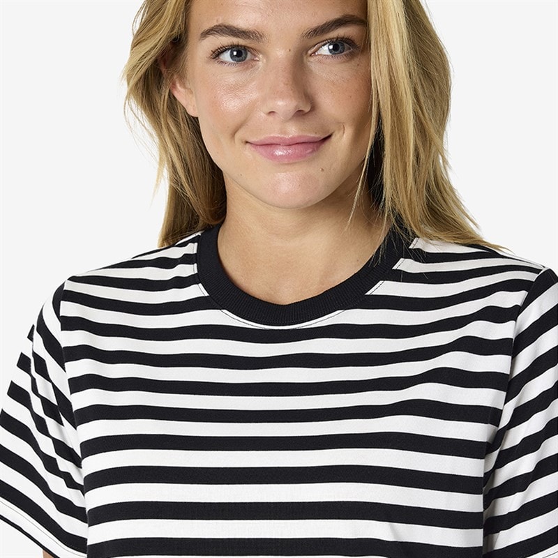 Noisy May Womens Stripe Mini Dress Black - Image 3