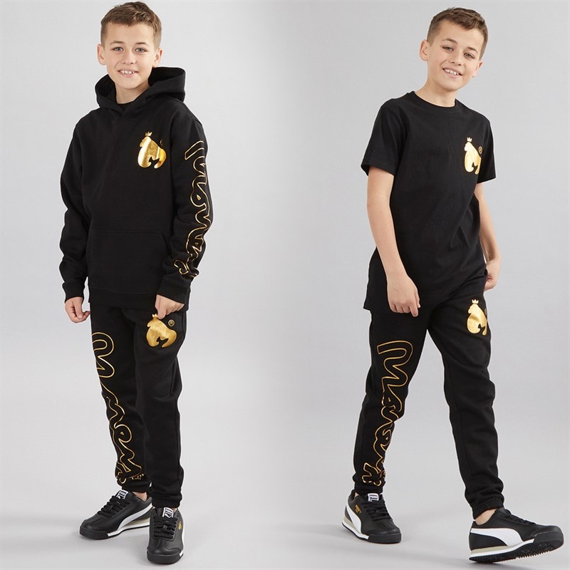 Money Boys Sig Ape Three Pack Tracksuit And T-Shirt Set Black