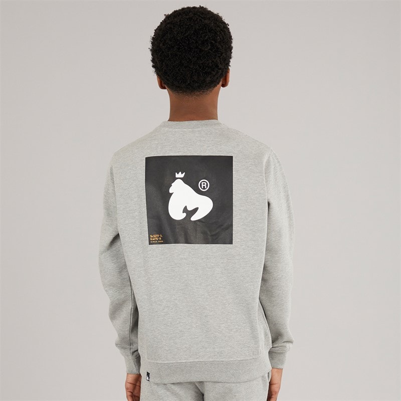 Money Boys Relex Crew Sweatshirt Grey - Image 2
