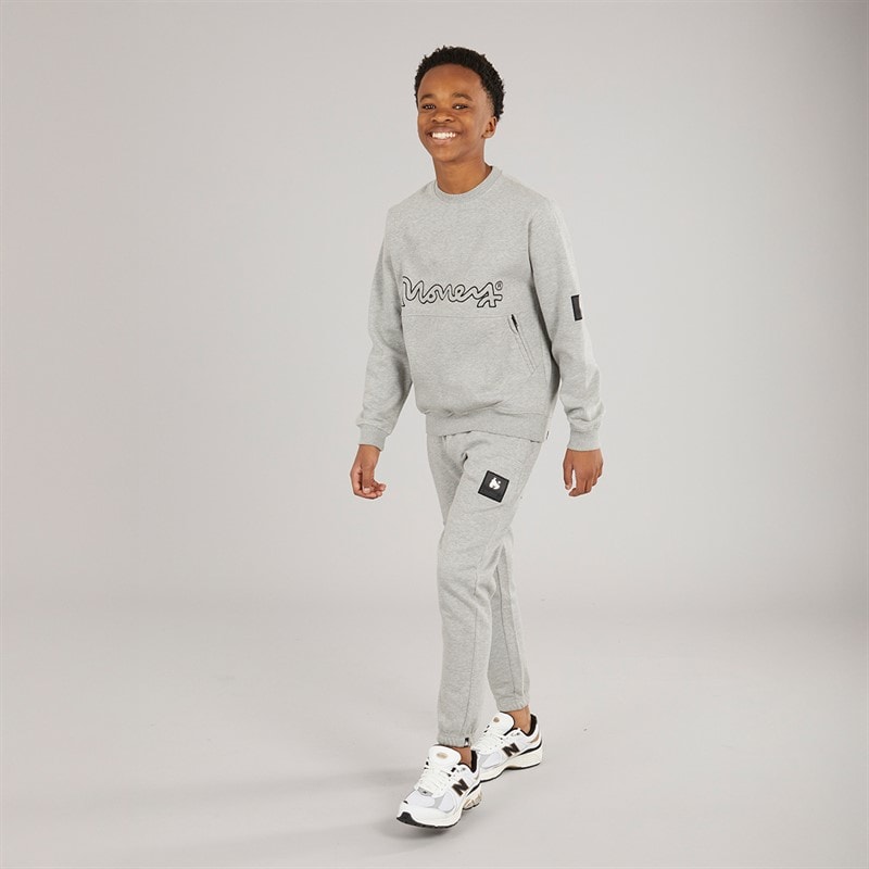 Money Boys Relex Crew Sweatshirt Grey - Image 4