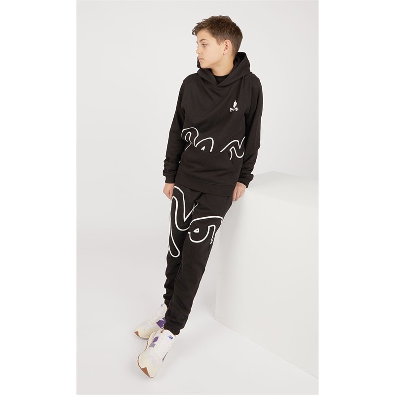 Money Boys Hidden Sig Three Piece Tracksuit Black - Image 4