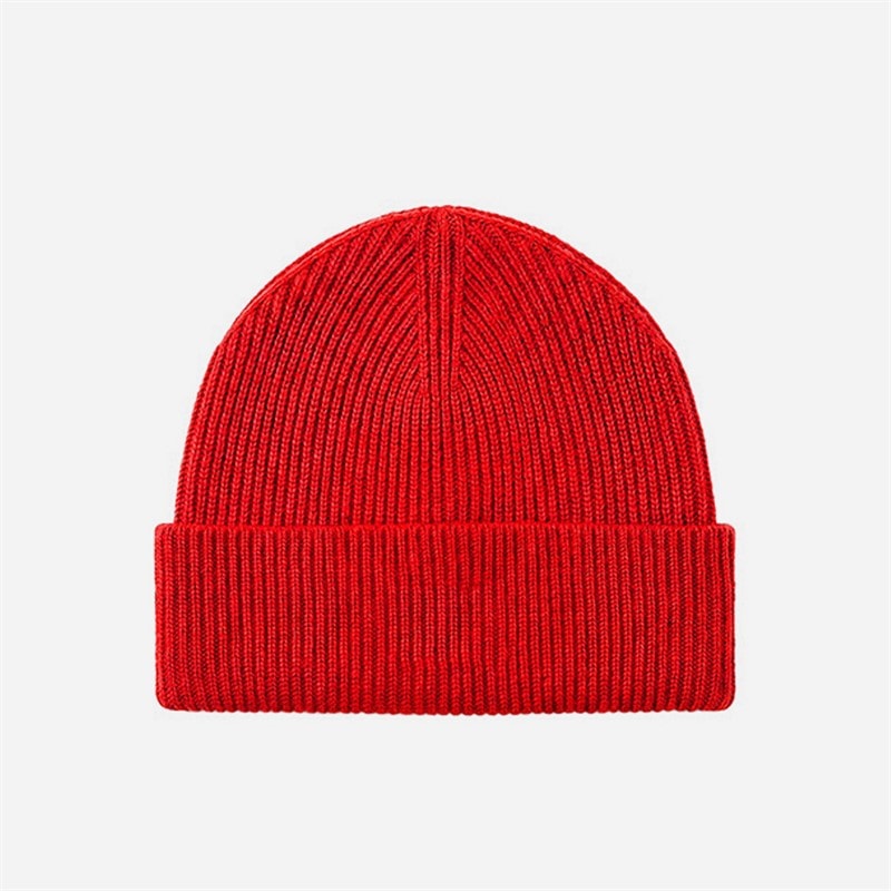 ARKK Copenhagen Signature Cuffed Beanie Fiery Red - Image 2