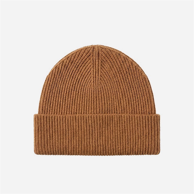 ARKK Copenhagen Signature Cuffed Beanie Tan - Image 2