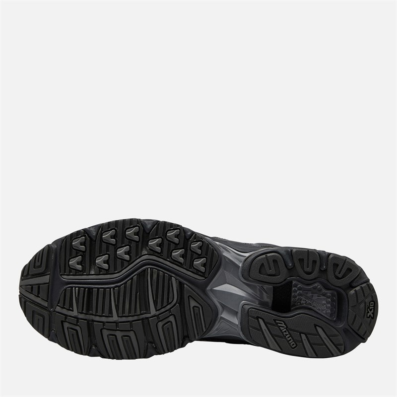 Mizuno Wave Rider 10 Trainers Black Sand/Black Sand/Metallic Gray - Image 2