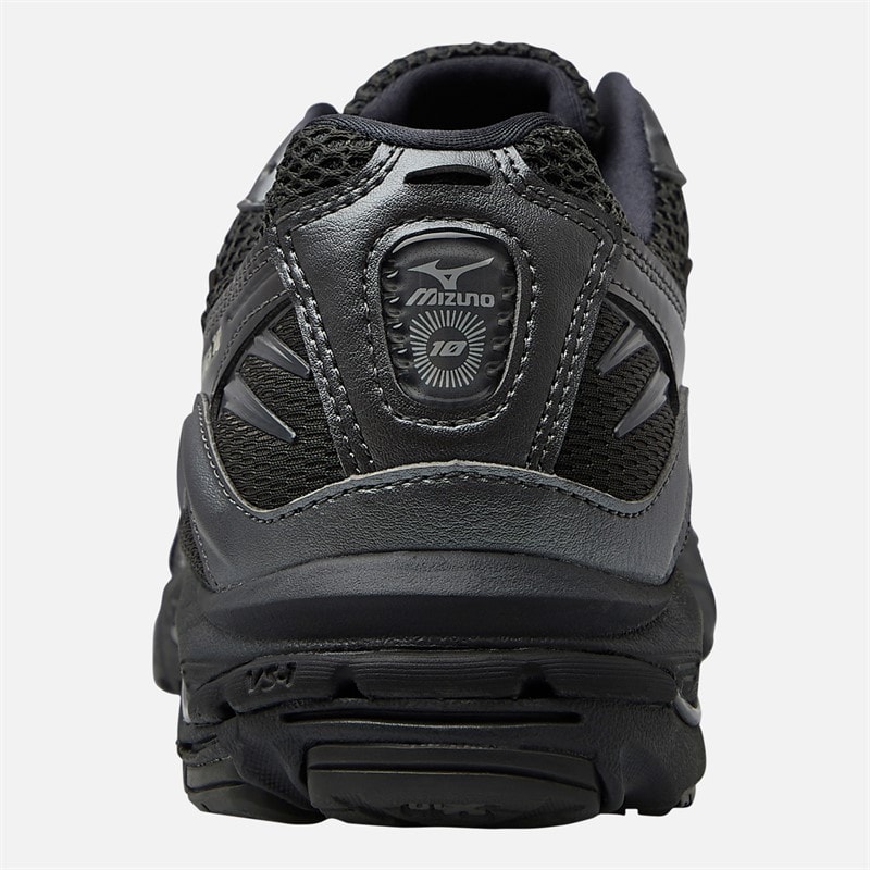 Mizuno Wave Rider 10 Trainers Black Sand/Black Sand/Metallic Gray - Image 3