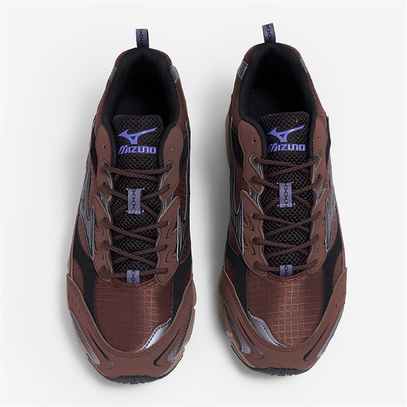 Mizuno MXR Trainers Chicory Coffee/Silver/Black - Image 2