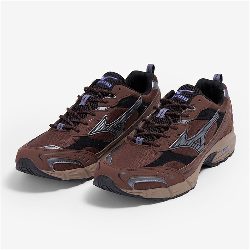 Mizuno MXR Trainers Chicory Coffee/Silver/Black - Image 3