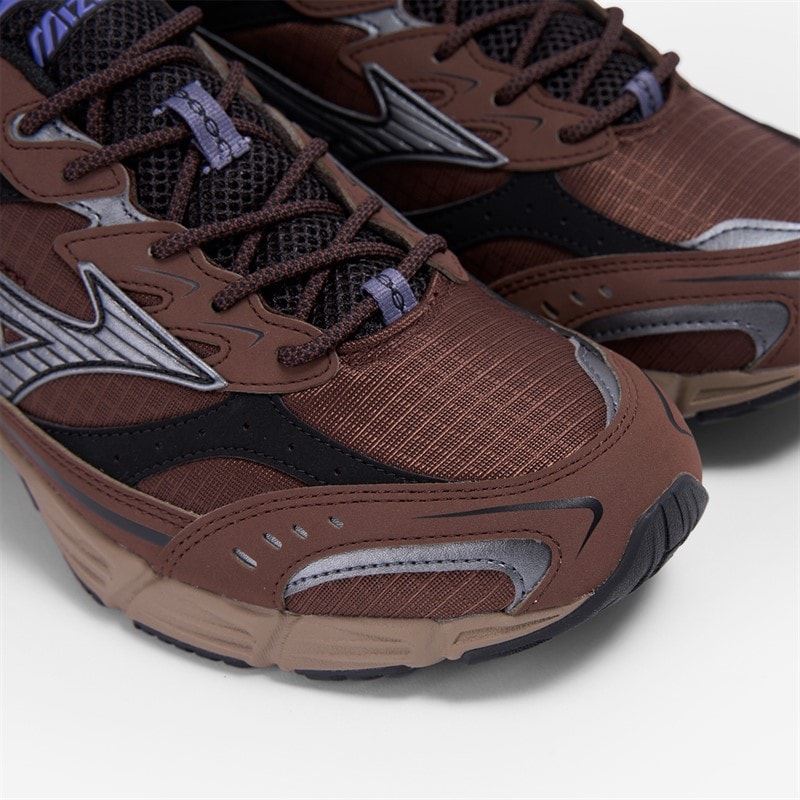 Mizuno MXR Trainers Chicory Coffee/Silver/Black - Image 5