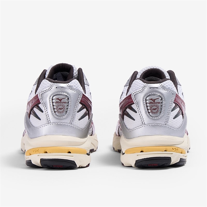Mizuno Wave Rider 10 Trainers White/Blacksand/Syrad - Image 2