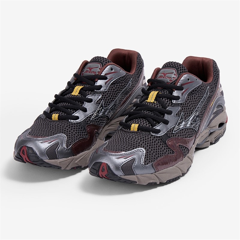 Mizuno Wave Rider 10 Trainers e Black Sand/Black/Chicory Coffe - Image 4