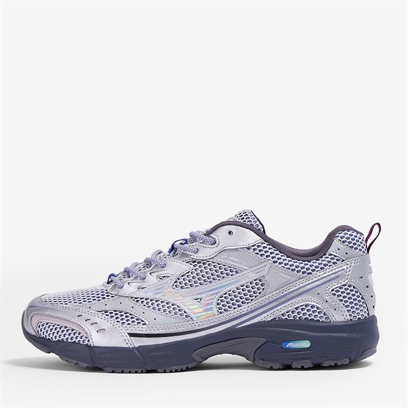 Mizuno Mens MXR Space Pack Trainers Silver/Silver/Nimbus Cloud