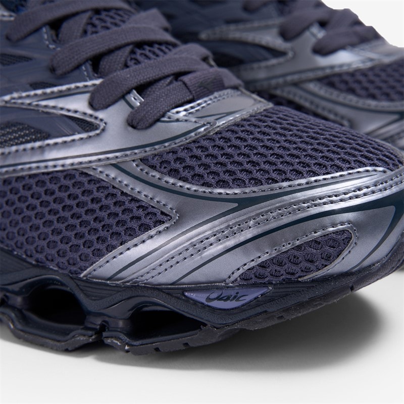 Mizuno Mens Wave Prophecy Trainers Odyssey ey Odyssey Gray/Black/Metallic Gr - Image 3