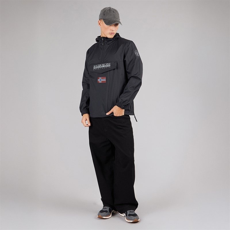 Napapijri Mens Arper Lite Anorak Black - Image 4