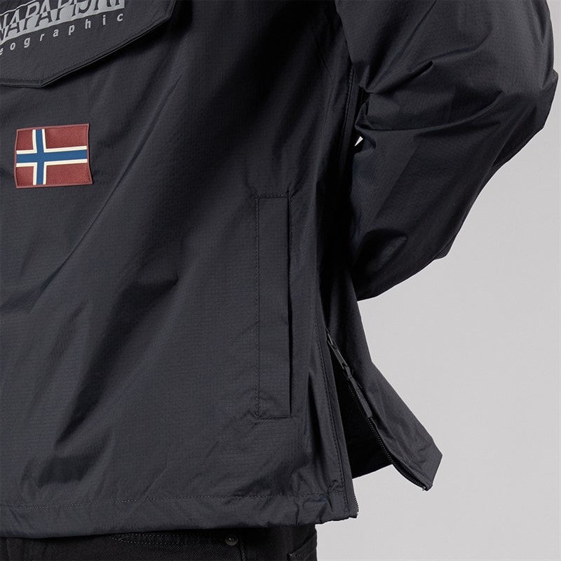 Napapijri Mens Arper Lite Anorak Black - Image 5