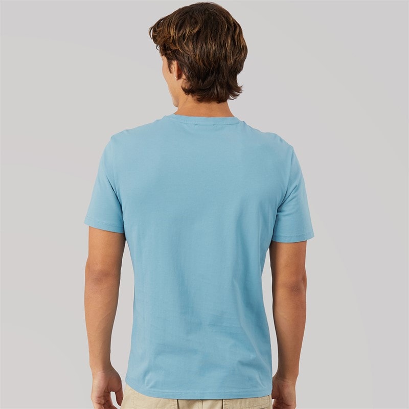 Napapijri Mens Salis T-Shirt Faded Denim - Image 2