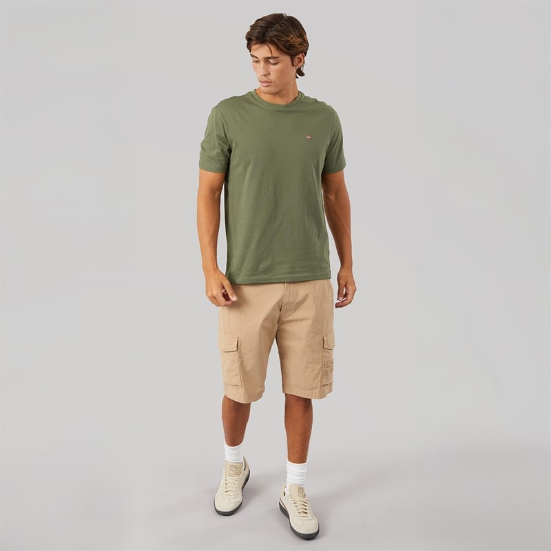 Napapijri Mens Salis T-Shirt Tea Leaf - Image 4