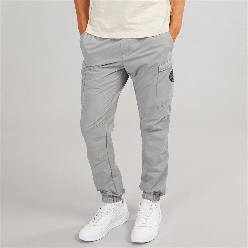 Napapijri Mens Matey Cargo Trousers Shark Skin
