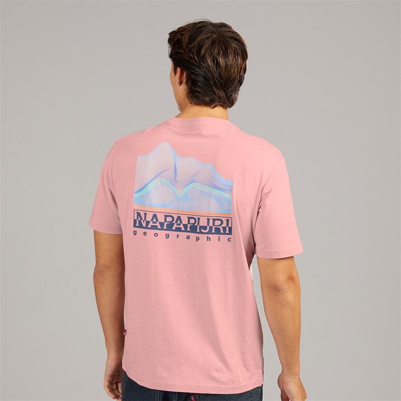 Napapijri Mens Rorvik T-Shirt Zephyr - Image 3
