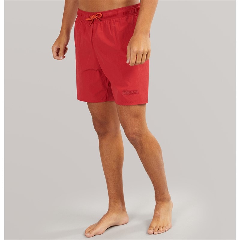 Napapijri Mens Box Logo Swim Shorts American