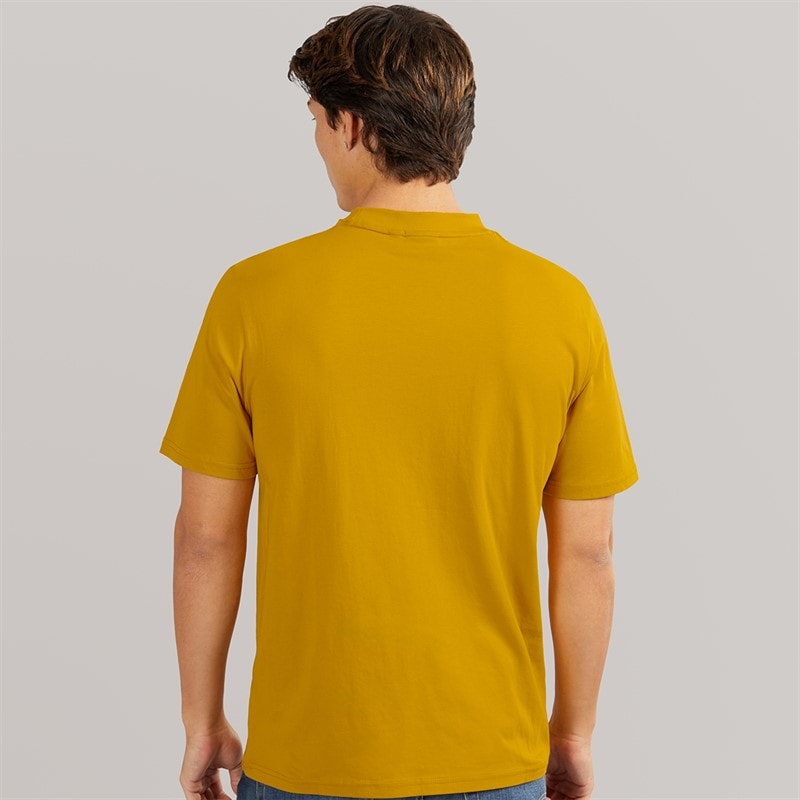 Napapijri Mens Bald T-Shirt Gold Flake - Image 2
