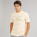 Napapijri Mens Bald T-Shirt Beige Dimity