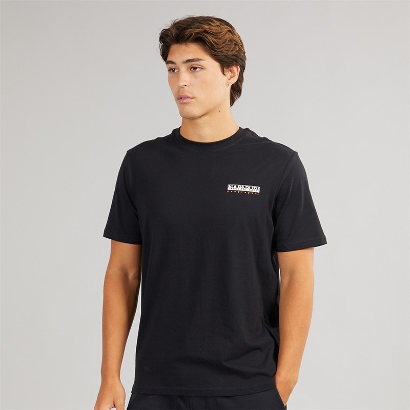 Napapijri Mens Rorvik T-Shirt Black Beauty - Image 2