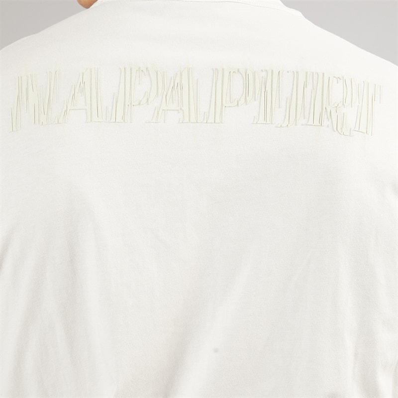 Napapijri Mens Umbra T-Shirt White Whisper - Image 5