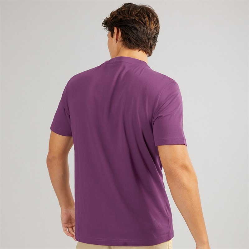 Napapijri Mens Lodestar T-Shirt Purple Pass - Image 2