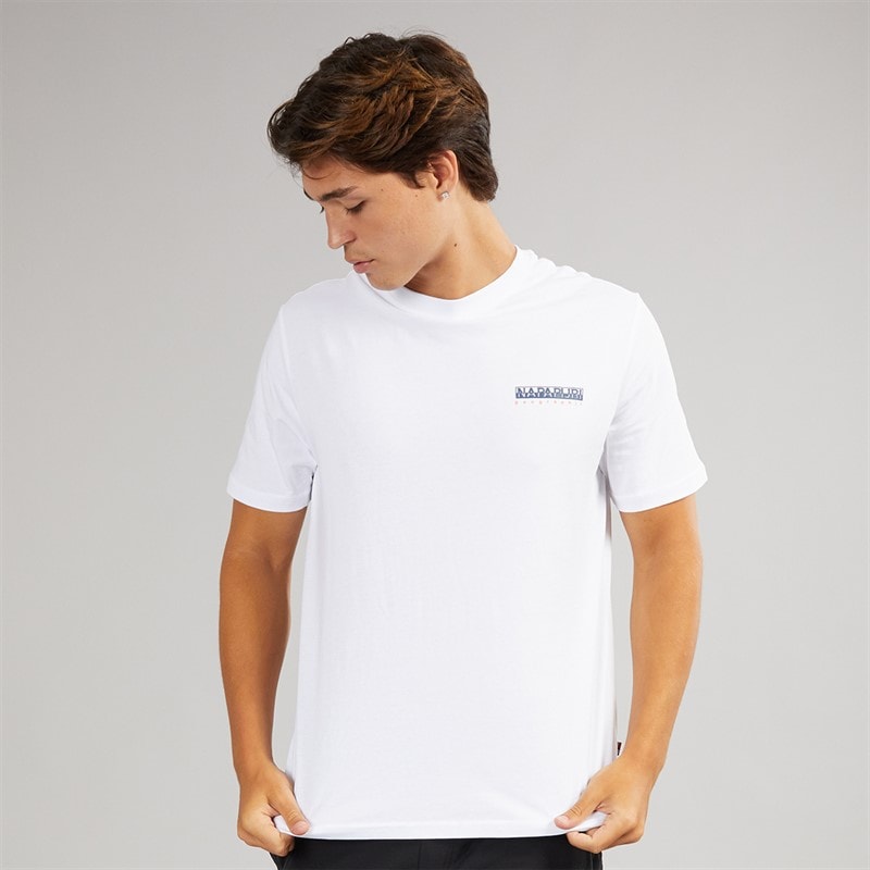 Napapijri Mens Rorvik T-Shirt Bright White - Image 2