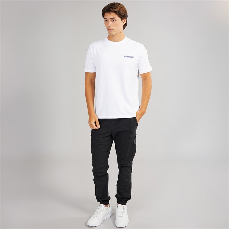 Napapijri Mens Rorvik T-Shirt Bright White - Image 4