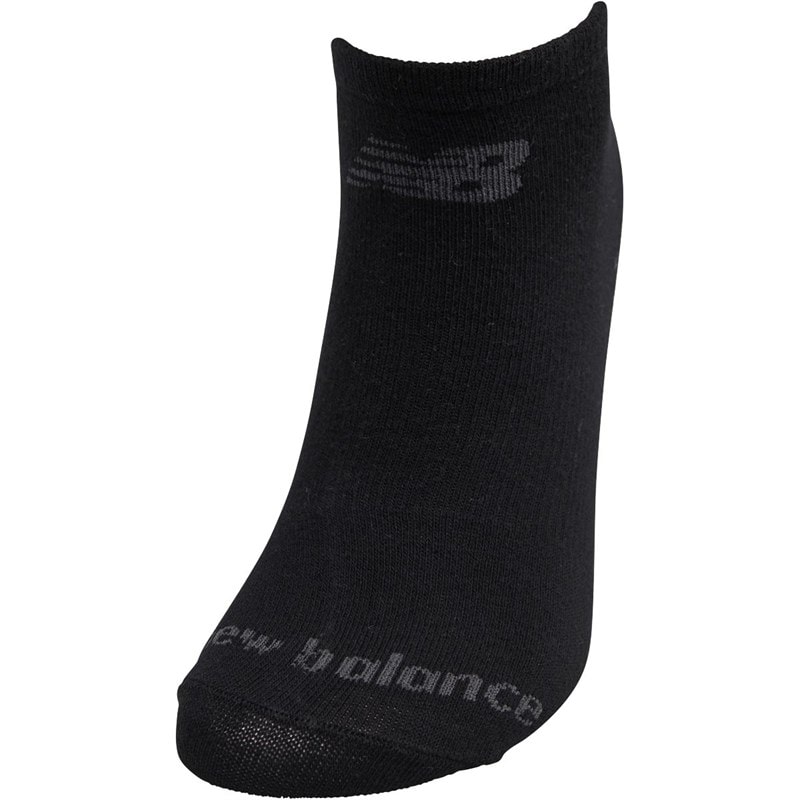 New Balance Three Pack No Show Socks Black - Image 2