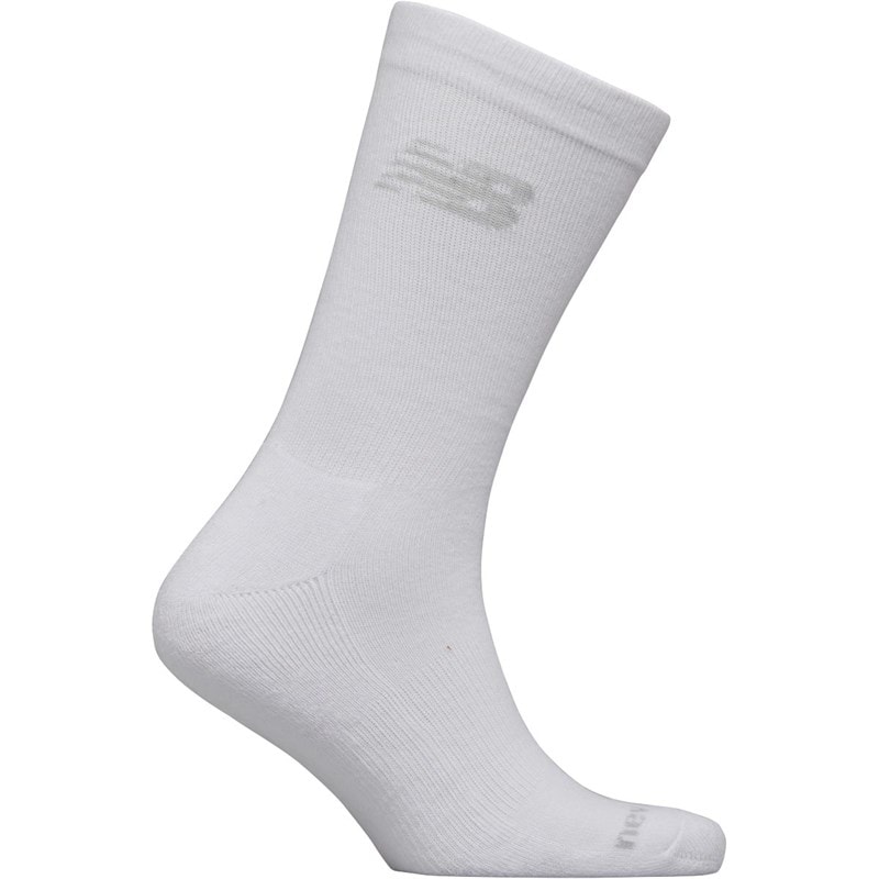 New Balance Three Pack Cushioned Crew Socks White - Image 2